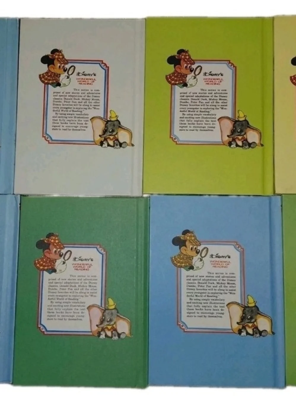 Lot of 26 Vintage Disney's Wonderful World of Reading Hardcover Books Mix